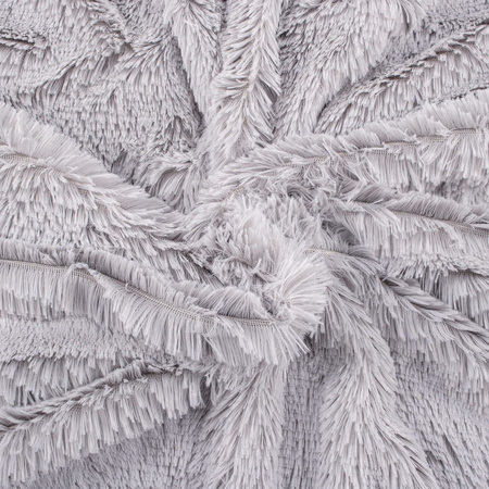 Narzuta na łóżko, koc 200x220 cm dwustronny pled na kanapę szary