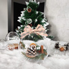 Bombki akrylowe 6cm kula plastikowa decoupage zestaw 4 szt.