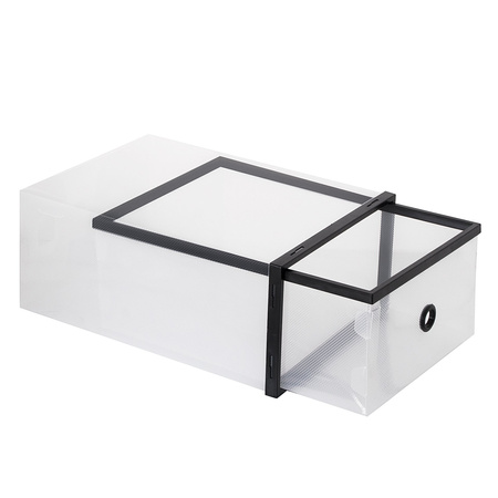 Organizer na buty z otwieraną szufladą 35x23x12 cm zestaw 10 szt.