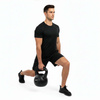 Kettlebell do ćwiczeń 20 kg hantla, odważnik treningowy ABS kula czarna