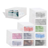 Organizer na buty 31x21,5x12,5 cm zestaw 5 szt. pudełka z otwieraną klapą