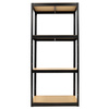 Regał magazynowy, metalowy 170x80x40 cm 4 półki, udźwig 700 kg do garażu, piwnicy