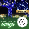 Lampki choinkowe 500 led niebieskie 27,5 m 8 funkcji świecenia, oświetlenie zewnętrzne, wewnętrzne