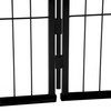 Kojec dla zwierząt wybieg dla szczeniaków klatka metalowa dla psa 160 x 160 cm 