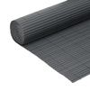Osłona PVC maskująca 500x100 cm mata na balkon, taras, ogrodzenie, ciemnoszara