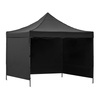Pawilon handlowy 3x3 m namiot handlowy ekspresowy na imprezy, targ, catering, czarny