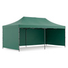 Pawilon handlowy 3x6 m namiot handlowy ekspresowy na imprezy, targ, catering, zielony