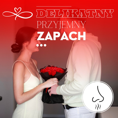 Róże mydlane kwiaty 32 szt. bukiet czerwone 