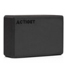 Kostka do jogi 23x15x7,5 cm pianka EVA blok do ćwiczeń klocek do pilates stretching czarny