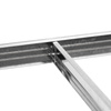 Regał magazynowy 205x120x45 cm 1000 kg 5 półek metalowy garażowy do spiżarni regulowany
