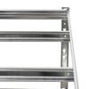 Regał magazynowy 205x120x45 cm 1000 kg 5 półek metalowy garażowy do spiżarni regulowany