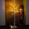 Drzewko świecące 120 cm brzoza LED dekoracja świąteczna
