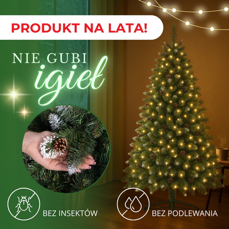 Choinka sztuczna premium 150 cm sosna diamentowa gęsta