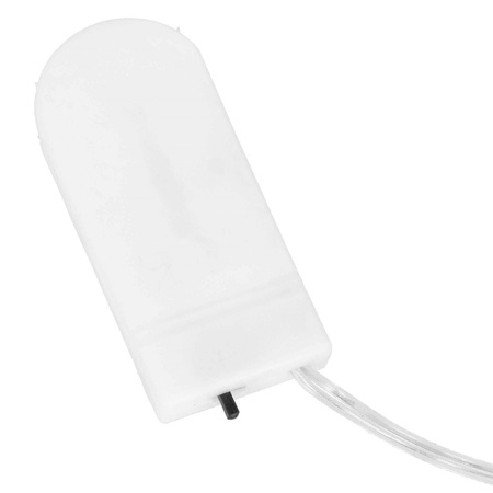 Lampki choinkowe 30 LED druciki mikro na baterie biały ciepły