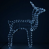 Renifer Led świąteczny 90 cm świetlna dekoracja do ogrodu biały zimny