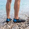 Buty do wody, pływania męskie 44 obuwie plażowe, szybkoschnące, czarno-niebieskie