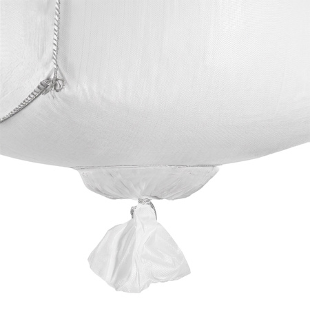 Worek Big bag na gruz z lejem 1000 kg wytrzymały 160x90x90 cm kontener z uchwytami biały