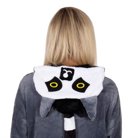 Piżama jednoczęściowa kigurumi damska kombinezon lemur rozmiar S