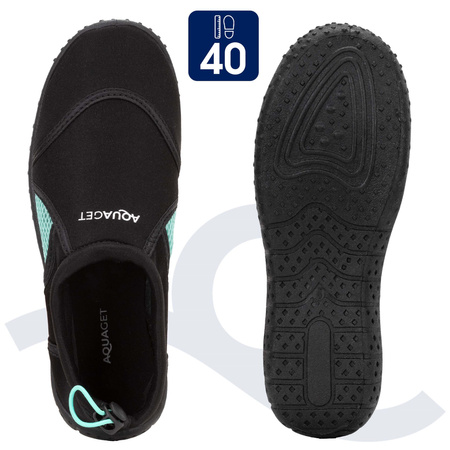 Buty do wody, plażowe szybkoschnące na kajak jeżowce, kamienie, rozm. 40 damskie czarne