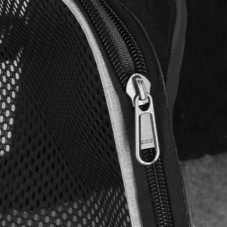Plecak transporter dla kota królika psa 38 x 34 x 26 cm torba transportowa do 15 kg czarna