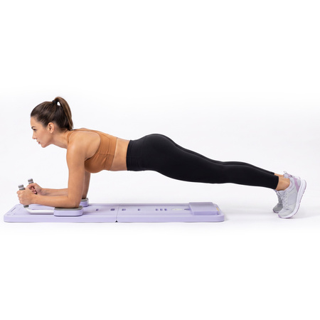 Reformer do pilatesu składany, wielofunkcyjna deska treningowa do ćwiczeń fitness