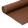 Osłona PVC maskująca 400x100 cm mata na balkon, taras, ogrodzenie, brązowa