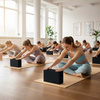 Kostka do jogi 23x15x7,5 cm pianka EVA blok do ćwiczeń klocek do pilates stretching czarny