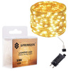 Lampki choinkowe 100 led na prąd biały ciepły