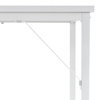 Biurko loft 100x50x76 cm industrialne, stolik komputerowy nowoczesny biały