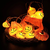 Dekoracja na Halloween łańcuch świetlny dynie girlanda 10 LED