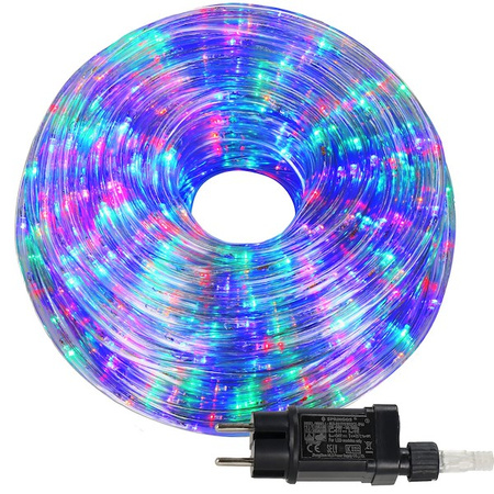 Wąż świetlny 11,5 m multikolor 240 Led z programatorem IP44 dekoracja świąteczna