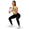 Kettlebell do ćwiczeń 8 kg hantla, odważnik treningowy ABS kula różowa