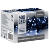Lampki choinkowe 500 led niebieskie 27,5 m 8 funkcji świecenia, oświetlenie zewnętrzne, wewnętrzne