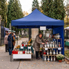 Pawilon handlowy 3x3 m namiot handlowy ekspresowy na imprezy, targ, catering, granatowy