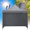Pawilon ogrodowy 3x3 m namiot handlowy ekspresowy na imprezy, targ, catering, szary