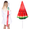 Parasol plażowy 180 cm parasol ogrodowy czerwono-zielony arbuz