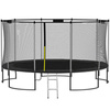 Osłona na sprężyny z siatką zewnętrzną do trampoliny 10FT 305 cm czarna
