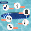 SUP 350 cm zestaw deska pompowana paddleboard do pływania z wiosłem i akcesoriami