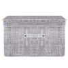 Pudełko do przechowywania 25x40x30cm organizer zamykany szary