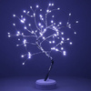 Drzewko dekoracyjne LED 90 diod zimny biały, 45 cm lampka świąteczna