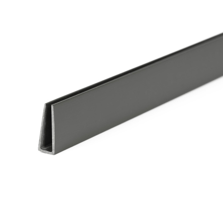 Maskownica, profil do osłony maskującej 100 cm PVC na balkon, taras, ogrodzenie, ciemnoszara