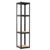Regał magazynowy, metalowy 180x40x40 cm 4 półki, udźwig 400 kg do garażu, piwnicy 