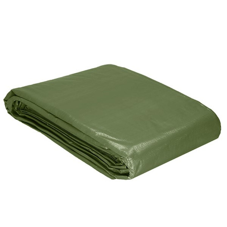 Plandeka 120g/m2 3x4m gruba płachta zabezpieczająca zielona