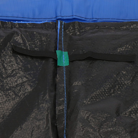 Siatka do trampoliny wewnętrzna z osłoną na sprężyny 396 cm 13 FT 8 słupków niebieska