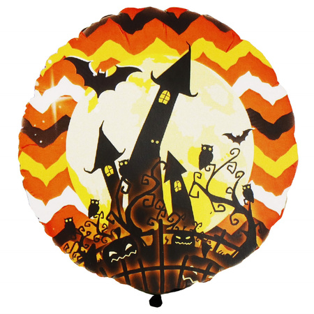 Ozdoby na Halloween zestaw balony girlanda kurtyna 52 el.