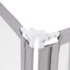 Barierka zabezpieczająca do łóżka 200 cm ochronna uniwersalna dla dzieci składana szara
