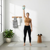 Kettlebell miękki 8 kg ciężar do ćwiczeń, kula treningowa, fitness, turkusowy