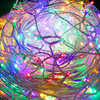 Kurtyna świetlna 500 led multikolor, flash biały zimny girlanda, lampki wewnętrzno-zewnętrzne sople