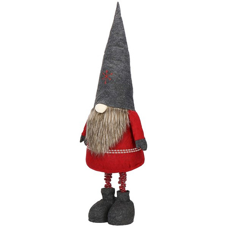 Skrzat świąteczny 95-160 cm, krasnal na teleskopowych nóżkach, gnom