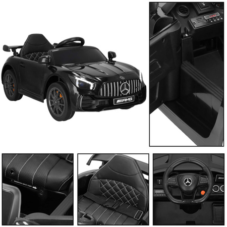 Samochód na akumulator Mercedes GTR-S elektryczne auto dla dzieci zabawka jeździk na pilota